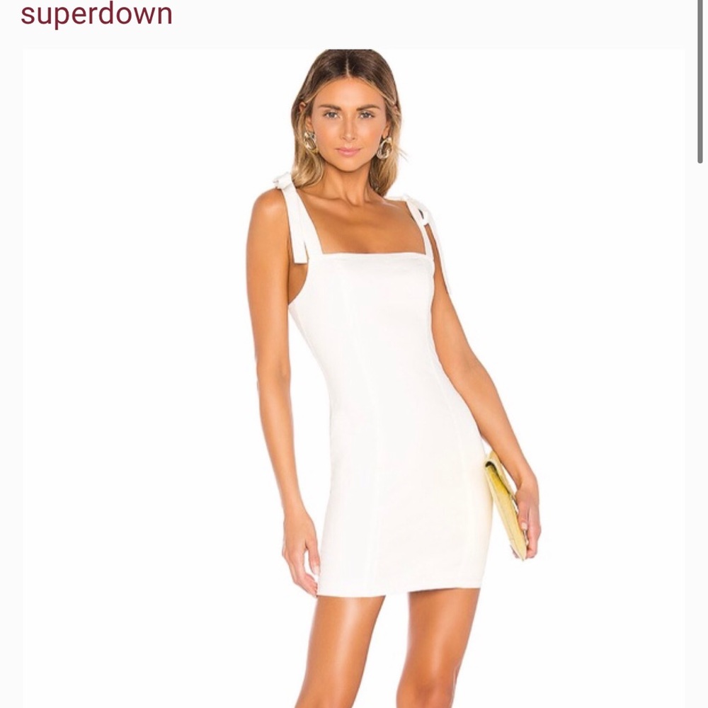 Superdown White Mini Dress